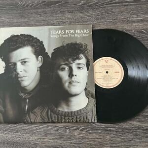 Tears for Fears - Songs from the big chair VG+++ Vinyl Record LP AJ12